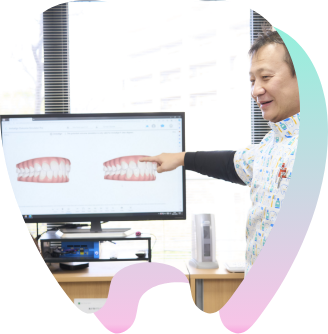 治療計画の説明を受けている場面